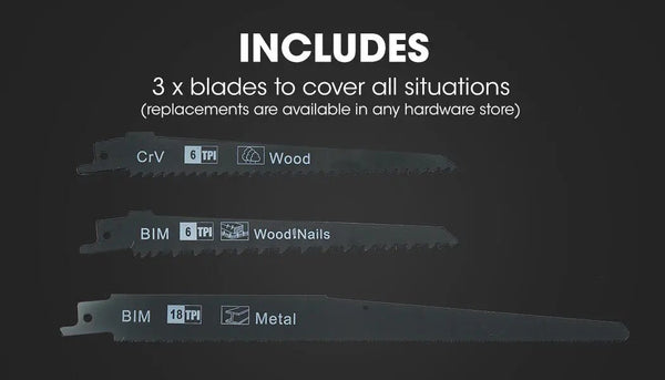 BAUMR-AG Reciprocating Saw 20V Cordless Lithium Electric Saber Recip w/ Battery Deals499