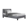 Artiss Neo Bed Frame Fabric - Grey Single Deals499