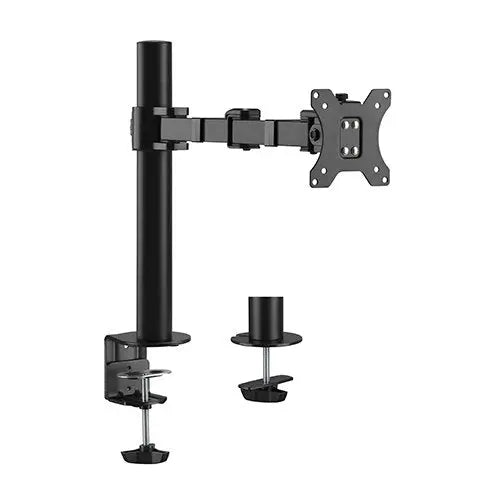BRATECK Single Monitor Affordable Steel Articulating Monitor Arm Fit Most 17'-32' Monitor Up to 9kg per screen VESA 75x75/100x100 BRATECK