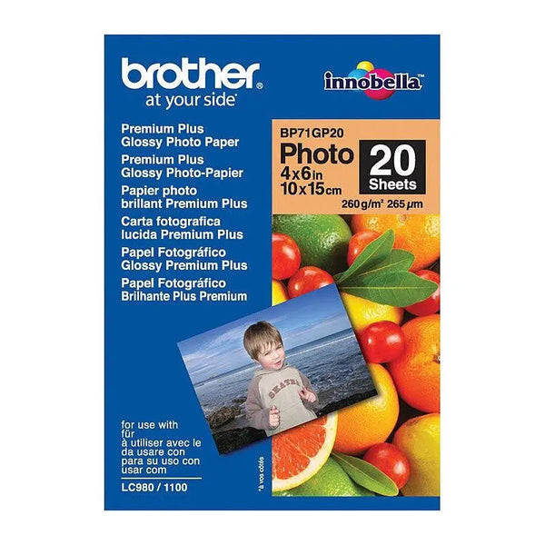 BROTHER BP71GP20 Glossy Paper BROTHER