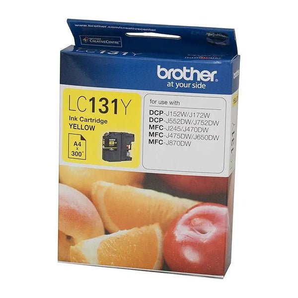 BROTHER LC131 Yellow Ink Cartridge BROTHER