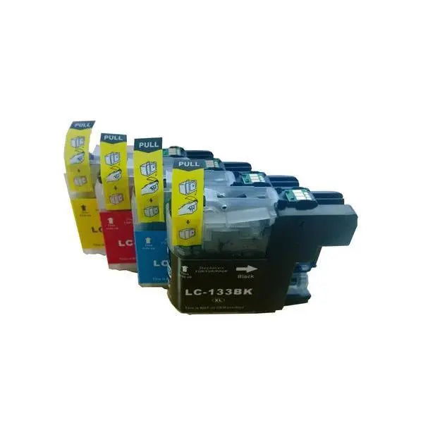 BROTHER LC133 Compatible Inkjet Cartridge Set  4 Ink Cartridges [Boxed Set] BROTHER