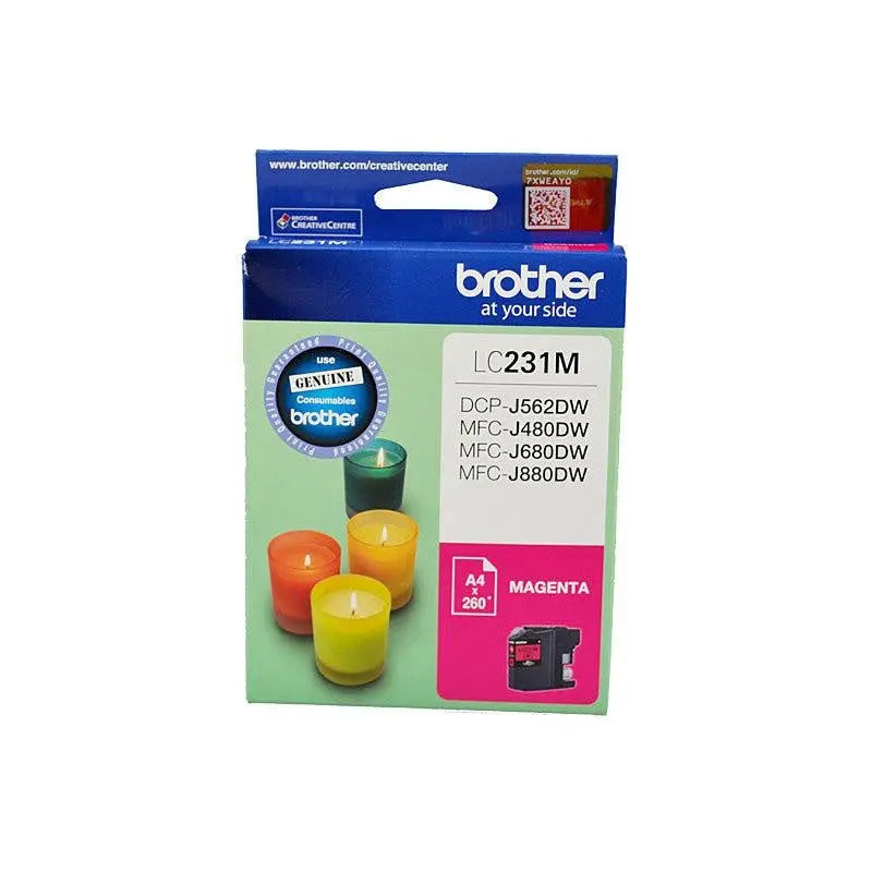 BROTHER LC231 Magenta Ink Cartridge BROTHER