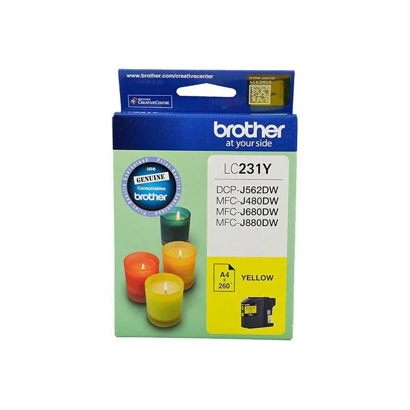 BROTHER LC231 Yellow Ink Cartridge BROTHER
