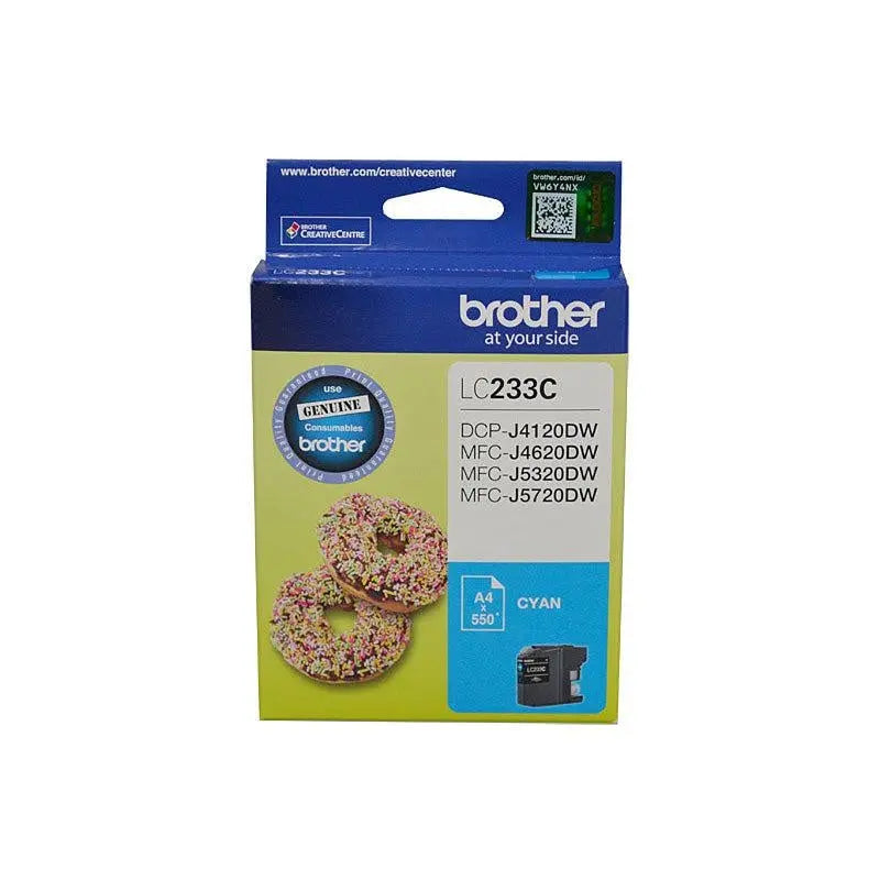 BROTHER LC233 Cyan Ink Cartridge BROTHER