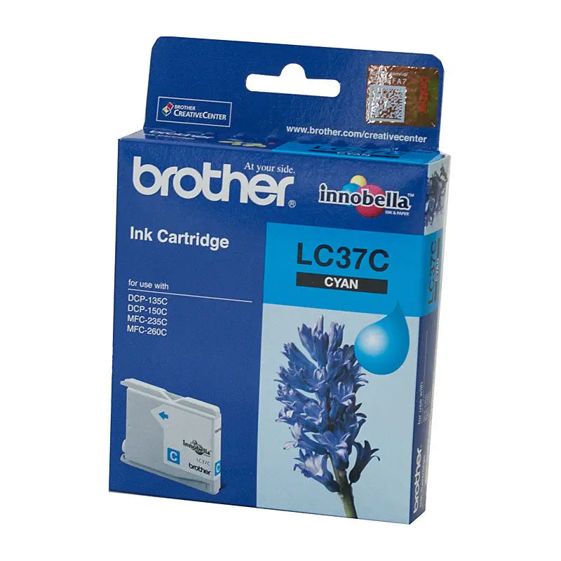 BROTHER LC37 Cyan Ink Cartridge BROTHER