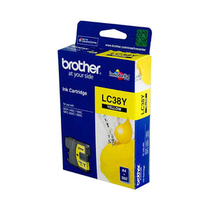 BROTHER LC38 Yellow Ink Cartridge BROTHER