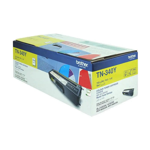 BROTHER TN340 Yellow Toner Cartridge BROTHER