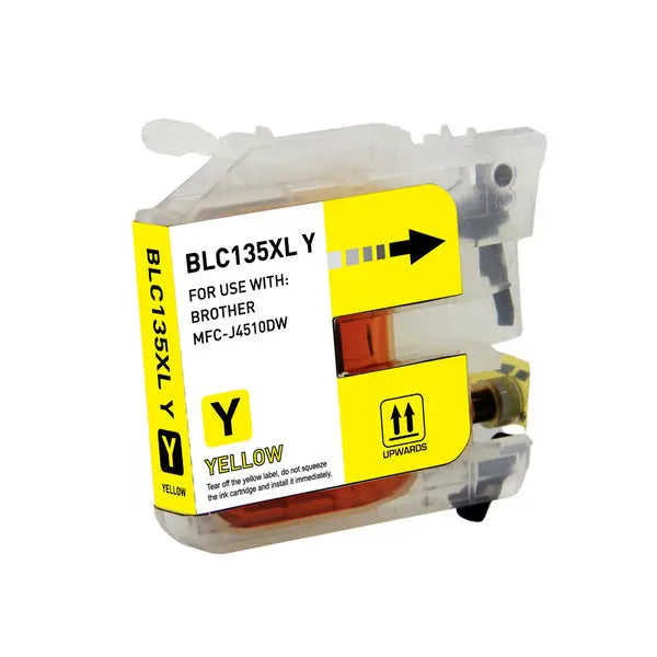 BROTHER [5 Star] LC135XL Yellow Compatible Inkjet Cartridge BROTHER
