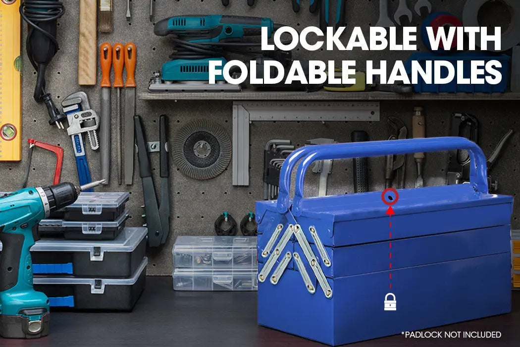 BULLET 118pc Tool Kit Box Set Metal Spanner Organizer Socket Household Toolbox Deals499