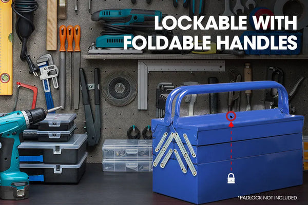 BULLET 118pc Tool Kit Box Set Metal Spanner Organizer Socket Household Toolbox Deals499