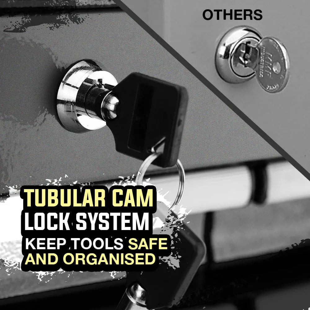 BULLET 478 Piece Tool Box Chest Kit Storage Cabinet Set Drawers With Tools BLACK Deals499