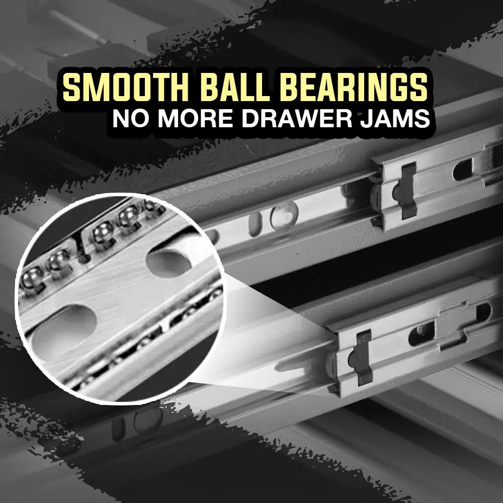 BULLET 478 Piece Tool Box Chest Kit Storage Cabinet Set Drawers With Tools BLACK Deals499