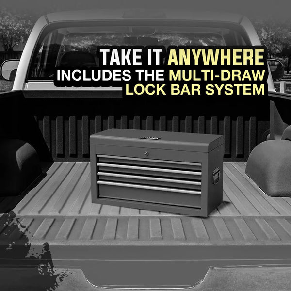 BULLET 478 Piece Tool Box Chest Kit Storage Cabinet Set Drawers With Tools BLACK Deals499