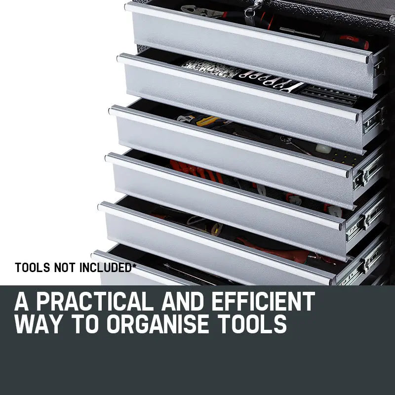 BULLET 6 Drawer Tool Box Cabinet Trolley Garage Toolbox Storage Mechanic Chest Deals499