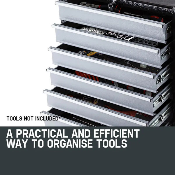 BULLET 6 Drawer Tool Box Cabinet Trolley Garage Toolbox Storage Mechanic Chest Deals499