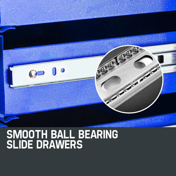 BULLET 6 Drawer Tool Box Cabinet Trolley Garage Toolbox Storage Mechanic Chest Deals499