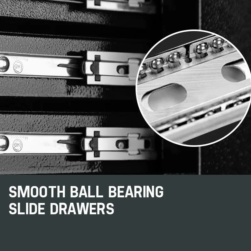 BULLET 8 Drawer Tool Box Cabinet Chest Storage Toolbox Garage Organiser Set Deals499