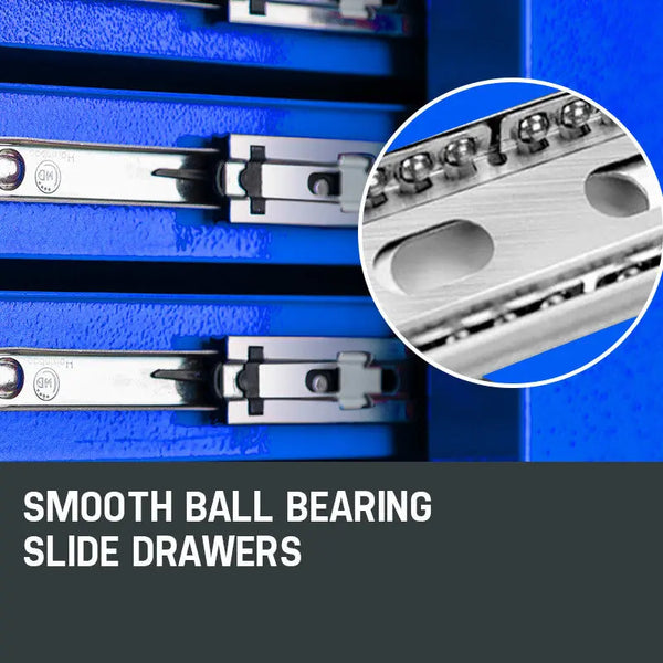 BULLET 8 Drawer Tool Box Cabinet Chest Storage Toolbox Garage Organiser Set Deals499