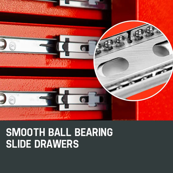 BULLET 8 Drawer Tool Box Cabinet Chest Storage Toolbox Garage Organiser Set Deals499