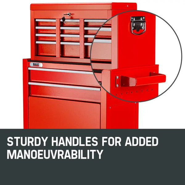 BULLET 8 Drawer Tool Box Cabinet Chest Storage Toolbox Garage Organiser Set Deals499