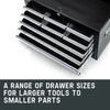 BULLET 9 Drawer Tool Box Chest Garage Storage Mechanic Organiser Toolbox Set Deals499