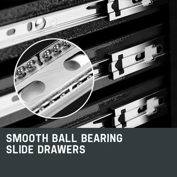 BULLET 9 Drawer Tool Box Chest Mechanic Garage Storage Toolbox Set Organiser Deals499