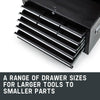 BULLET 9 Drawer Tool Box Chest Mechanic Garage Storage Toolbox Set Organiser Deals499