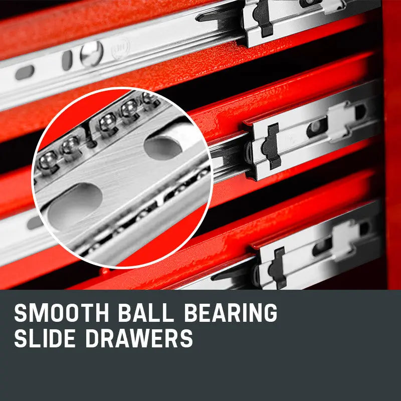 BULLET 9 Drawer Tool Box Chest Organiser Mechanic Garage Storage Toolbox Set Deals499