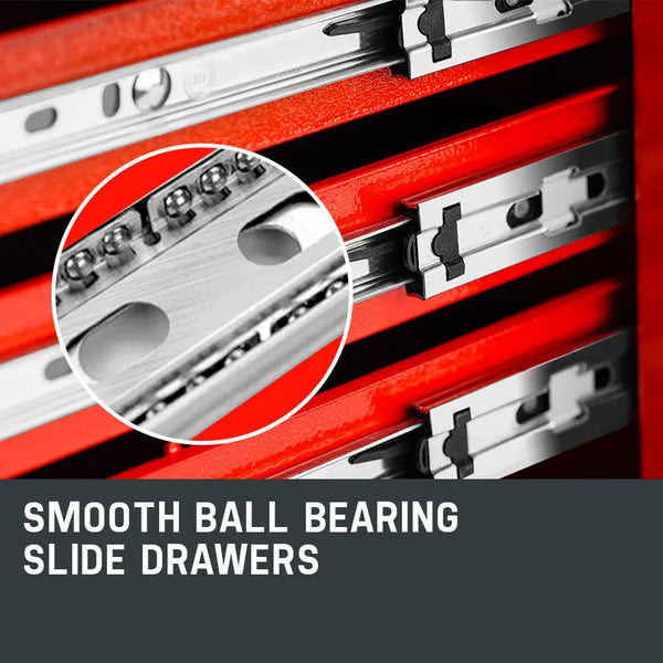 BULLET 9 Drawer Tool Box Chest Organiser Mechanic Garage Storage Toolbox Set Deals499