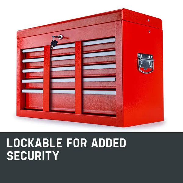 BULLET 9 Drawer Tool Box Chest Organiser Mechanic Garage Storage Toolbox Set Deals499