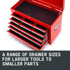 BULLET 9 Drawer Tool Box Chest Organiser Mechanic Garage Storage Toolbox Set Deals499