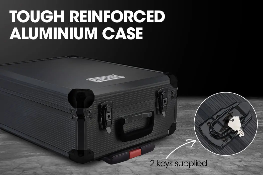 BULLET 925PC Tool Box On Wheels Kit Trolley Mobile Handle Set Toolbox Storage Deals499