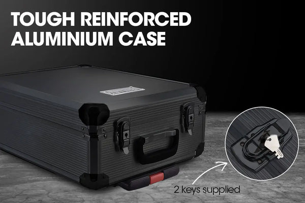 BULLET 925PC Tool Box On Wheels Kit Trolley Mobile Handle Set Toolbox Storage Deals499