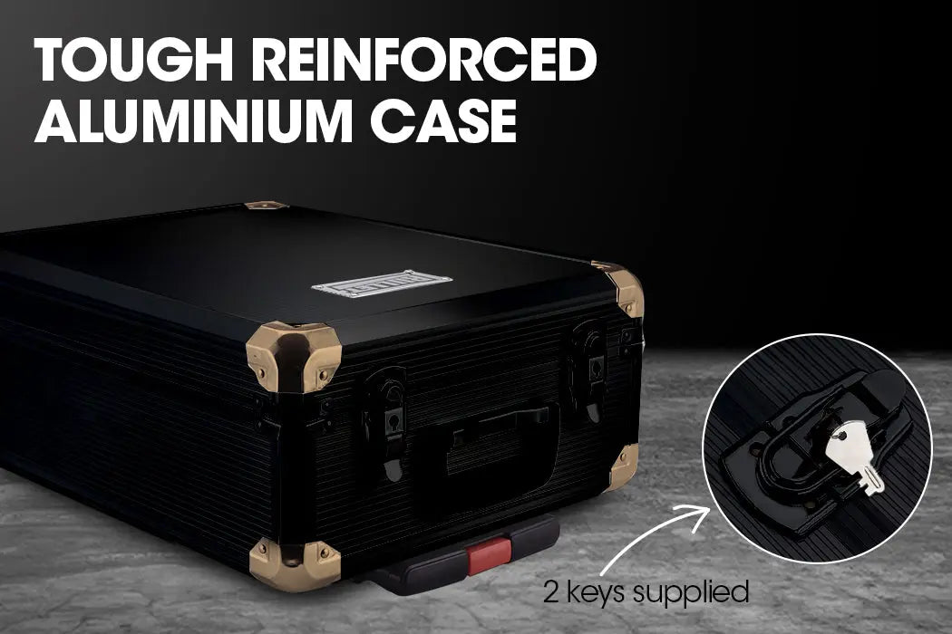 BULLET 925PC Tool Box On Wheels Kit Trolley Mobile Handle Toolbox Set Storage Deals499