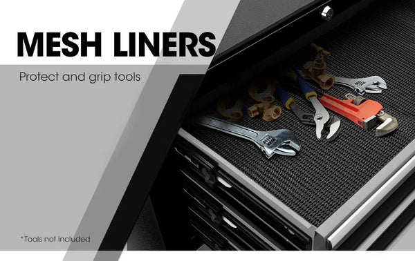 BULLET Tool Chest Cabinet Box Trolley Rolling Wheels Drawer Storage Steel Black Deals499