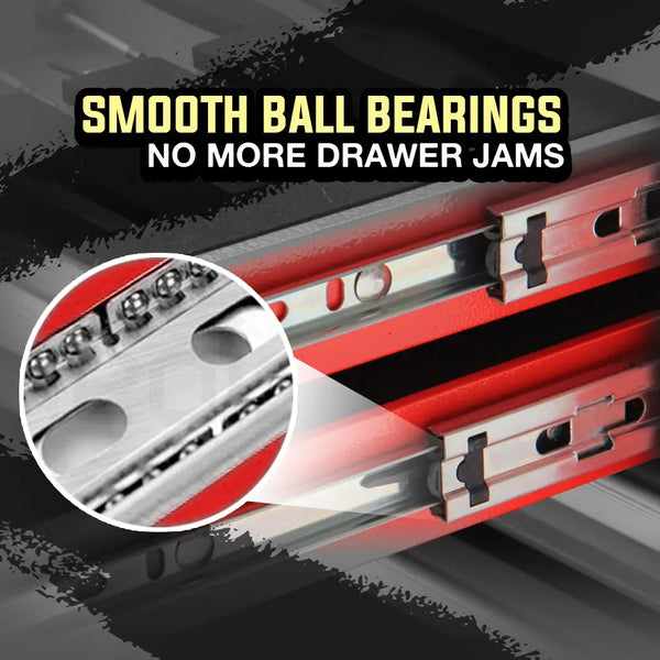 BULLET Tool Kit Chest Cabinet Box Set Storage Metal Wheels Rolling Drawers Steel Red Deals499