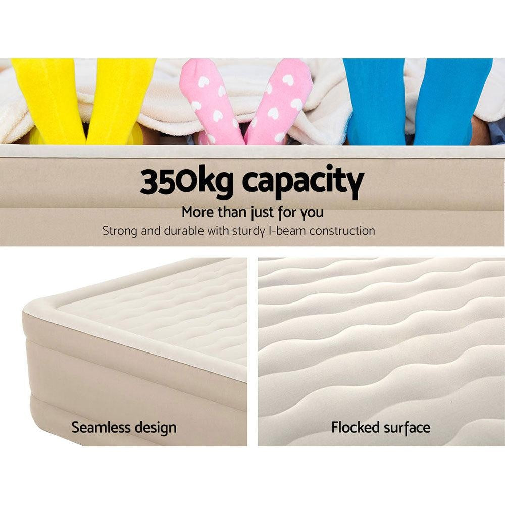 Bestway Air Bed Queen Size Mattress Camping Beds Inflatable Built-in Pump Deals499