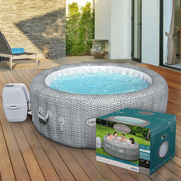 Bestway Inflatable Spa Pool Massage Hot Tub Lay-Z Outdoor Spa Bath Pools Deals499