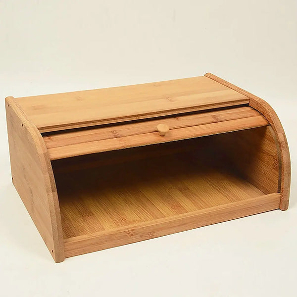 Bamboo Bread Bin Storage Box Kitchen Loaf Pastry Container Deals499