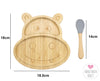 Bamboo Hippo Kids Plate with Suction Cap Base & Spoon Deals499