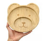Bamboo Kids Teddy Plate with Suction Cap Base & Spoon Deals499
