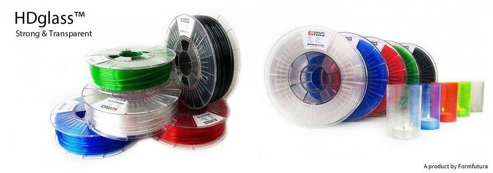 PETG Filament FormFortura HDGlass PETG 3D Printer Filament 50 gram, 750 gram, 2.3 Kg Spools Sizes Deals499