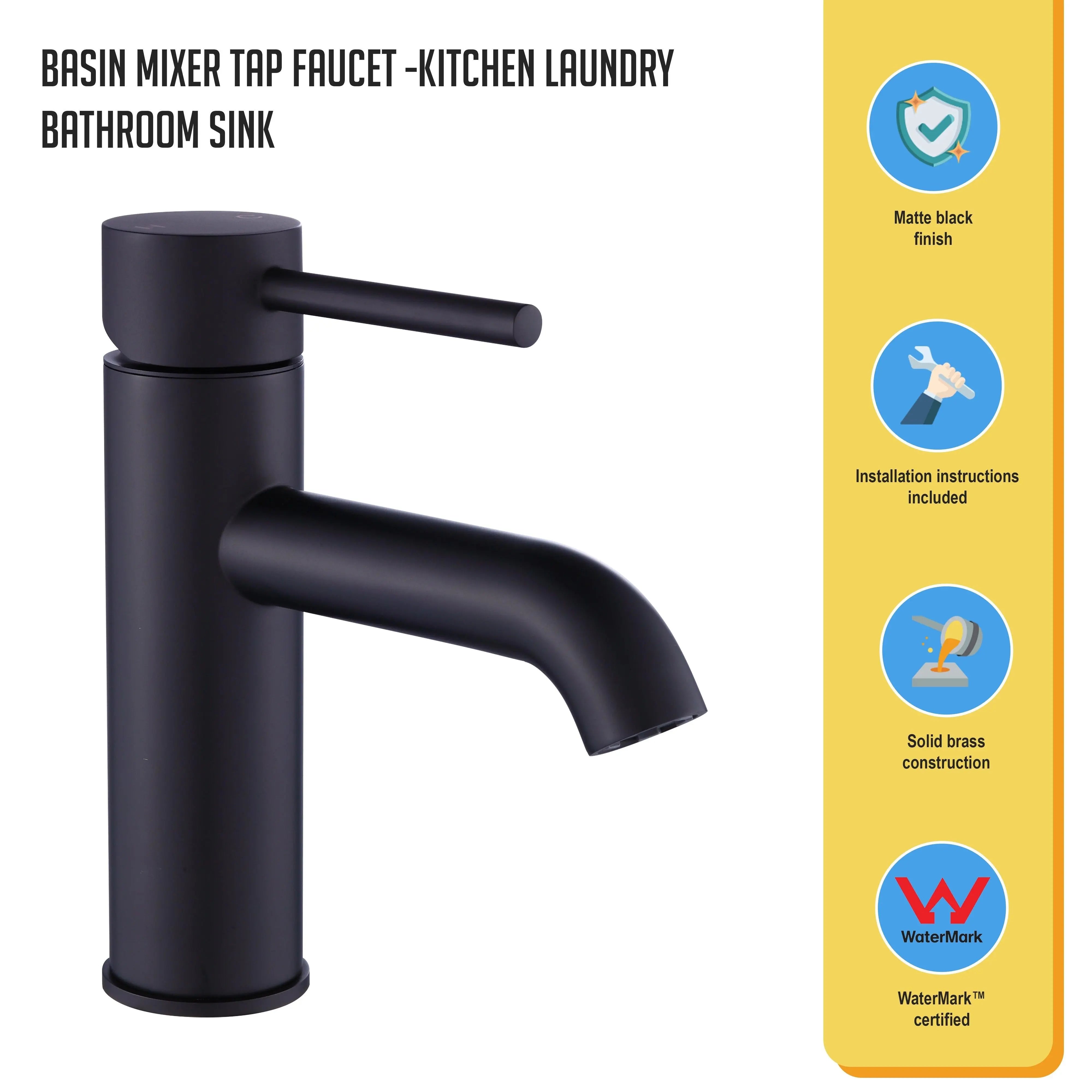 Basin Mixer Tap Faucet -Kitchen Laundry Bathroom Sink Deals499