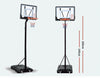 Basketball Hoop Stand Kid Rim Ring System Large Backboard Net Height Adjustable Deals499