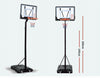 Basketball Hoop Stand Kid Rim Ring System Large Backboard Net Height Adjustable Deals499