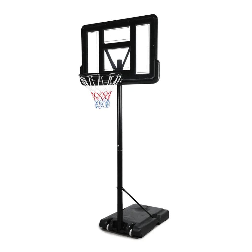 Basketball Hoop Stand System Portable 3.05M Height Adjustable Net Ring In Ground Deals499