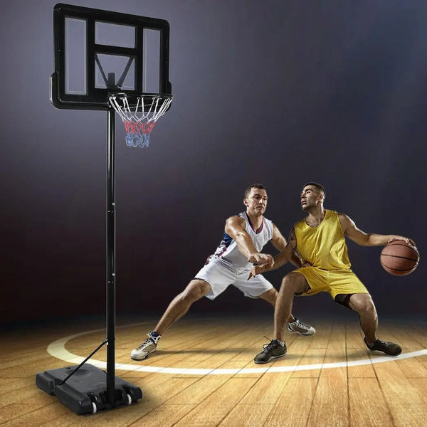 Basketball Hoop Stand System Portable 3.05M Height Adjustable Net Ring In Ground Deals499