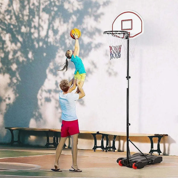 Basketball Ring Hoop Height Adjustable Portable Set Deals499