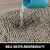 Bath Mat Rug Bathroom Extra Soft Absorbent Rugs Non Slip Quick Dry Grey Deals499